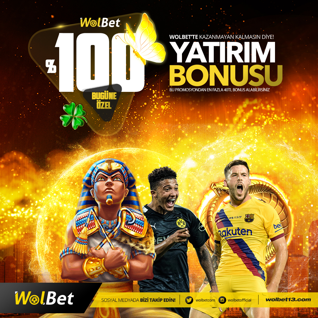 wolbet perşembeden pazara %100 yatırım wolbet perşembeden pazara %100 yatırım